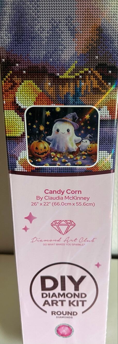 Candy Corn by Claudia McKinney Diamond Art Club Sealed OOS